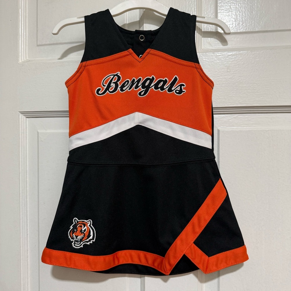 18 Month Cincinnati Bengals NFL Football Girls Cheerleader Outfit Dress